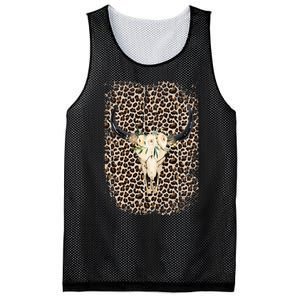 Funny Leopard Boho Cow print Flower Rustic Turquoise Mesh Reversible Basketball Jersey Tank