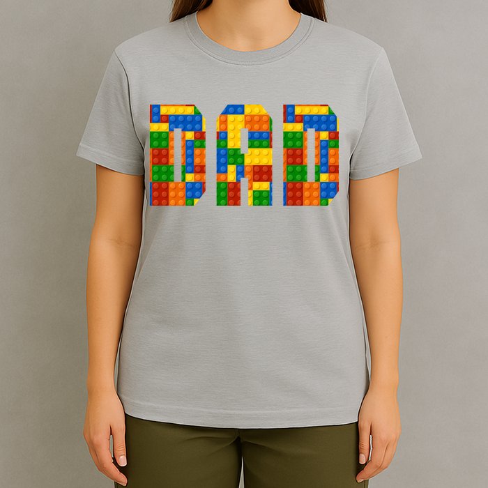 Funny Lego Builder Dad T-Shirt