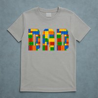 Funny Lego Builder Dad T-Shirt