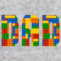 Funny Lego Builder Dad Tall T-Shirt