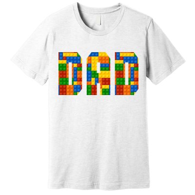 Funny Lego Builder Dad Premium T-Shirt