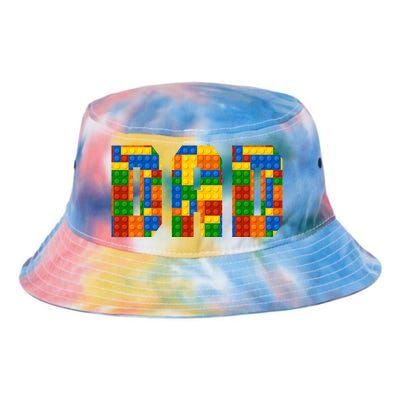 Funny Lego Builder Dad Tie Dye Newport Bucket Hat