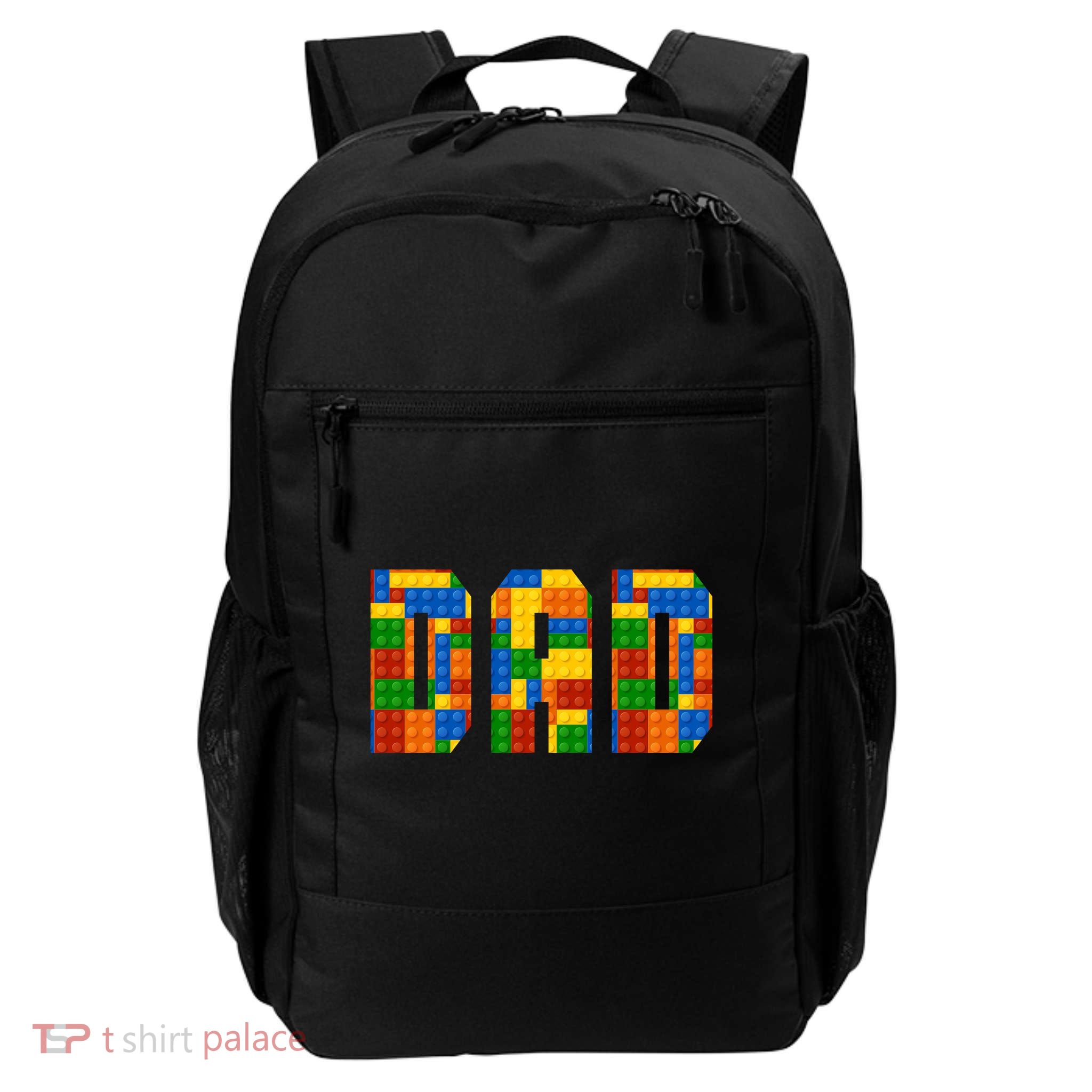 Funny Lego Builder Dad Daily Commute Backpack