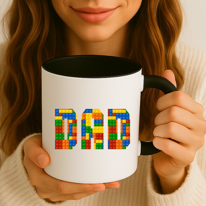 Funny Lego Builder Dad Mug