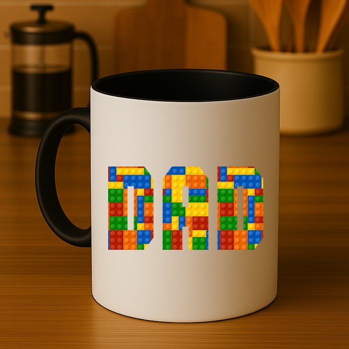 Funny Lego Builder Dad Mug