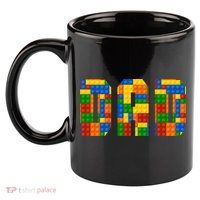Funny Lego Builder Dad 11oz C Handle Ceramic Mug