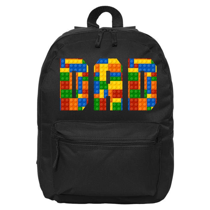 Funny Lego Builder Dad 16 in Basic Backpack