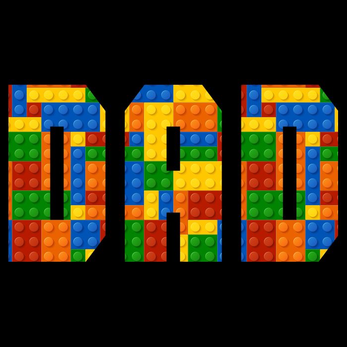 Funny Lego Builder Dad Magnet