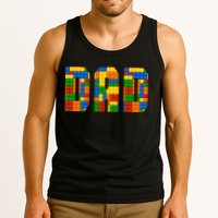 Funny Lego Builder Dad Tank Top