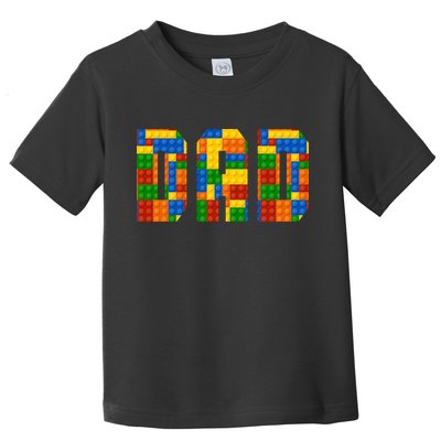 Funny Lego Builder Dad Toddler T-Shirt
