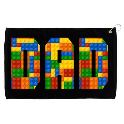 Funny Lego Builder Dad Grommeted Golf Towel