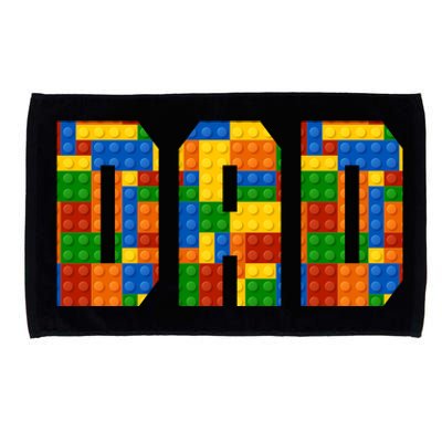 Funny Lego Builder Dad Microfiber Hand Towel