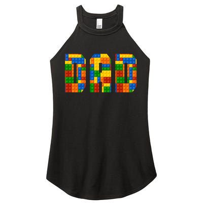 Funny Lego Builder Dad Women's Perfect Tri Rocker Tank