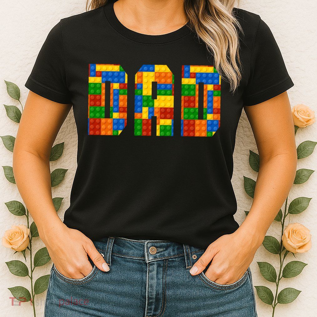 Funny Lego Builder Dad Womens T-Shirt