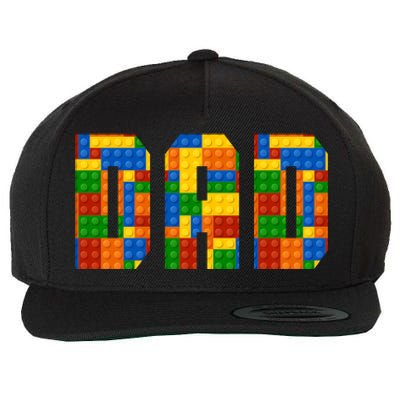 Funny Lego Builder Dad Wool Snapback Cap