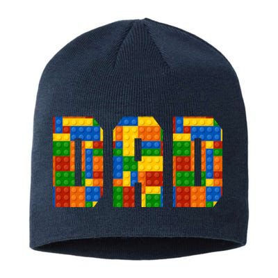 Funny Lego Builder Dad Sustainable Beanie