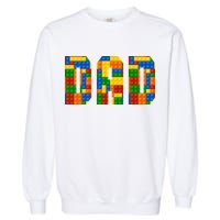 Funny Lego Builder Dad Garment-Dyed Sweatshirt