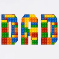 Funny Lego Builder Dad Garment-Dyed Sweatshirt