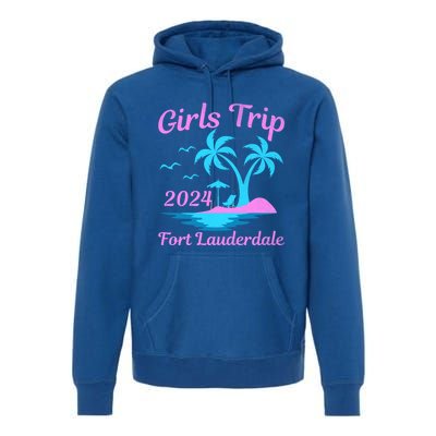 Fort Lauderdale Beach Florida Summer Trip 2024 Cute Gift Premium Hoodie