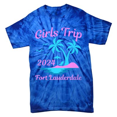 Fort Lauderdale Beach Florida Summer Trip 2024 Cute Gift Tie-Dye T-Shirt