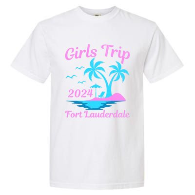 Fort Lauderdale Beach Florida Summer Trip 2024 Cute Gift Garment-Dyed Heavyweight T-Shirt