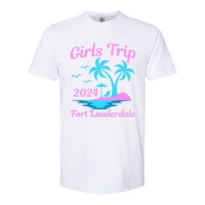 Fort Lauderdale Beach Florida Summer Trip 2024 Cute Gift Softstyle CVC T-Shirt