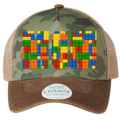 Funny Lego Builder Mom Legacy Tie Dye Trucker Hat