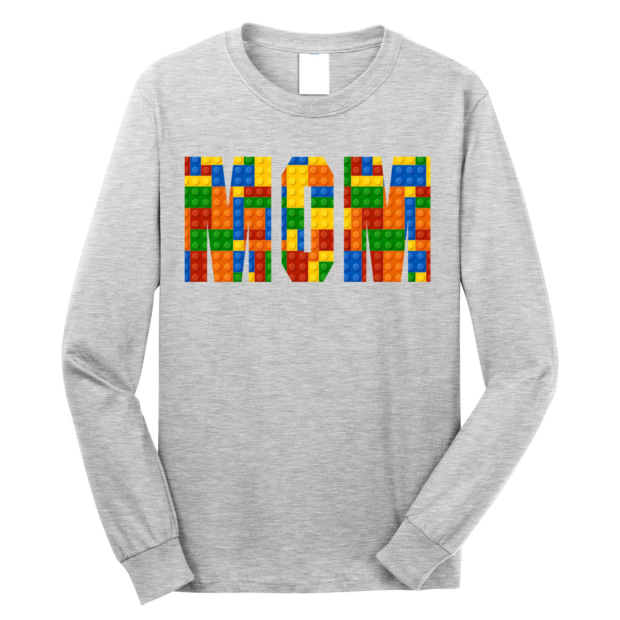Funny Lego Builder Mom Long Sleeve Shirt