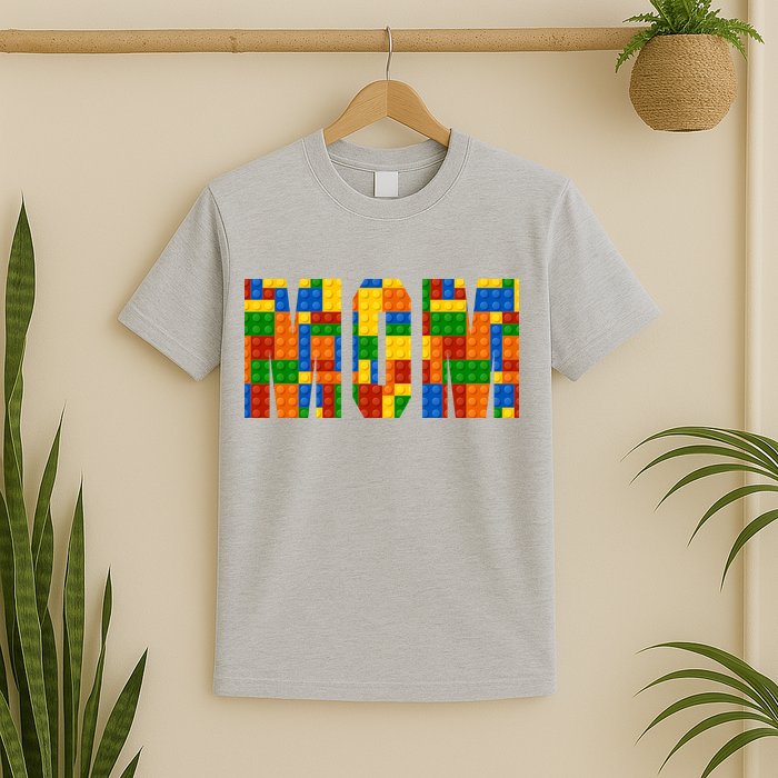 Funny Lego Builder Mom T-Shirt