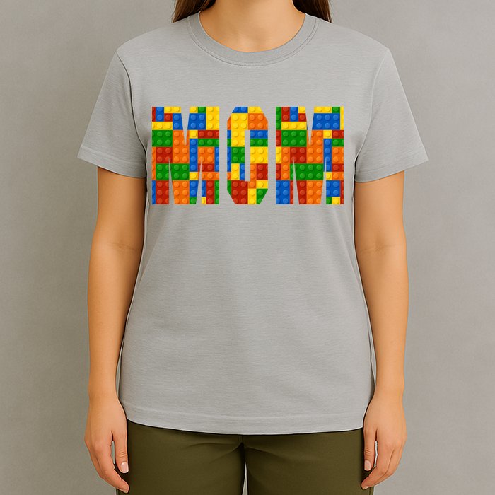 Funny Lego Builder Mom T-Shirt