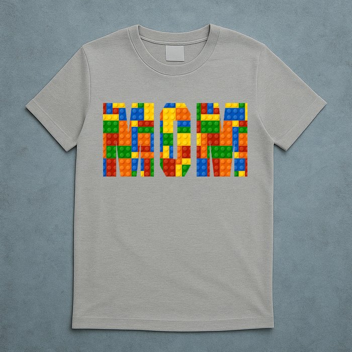 Funny Lego Builder Mom T-Shirt