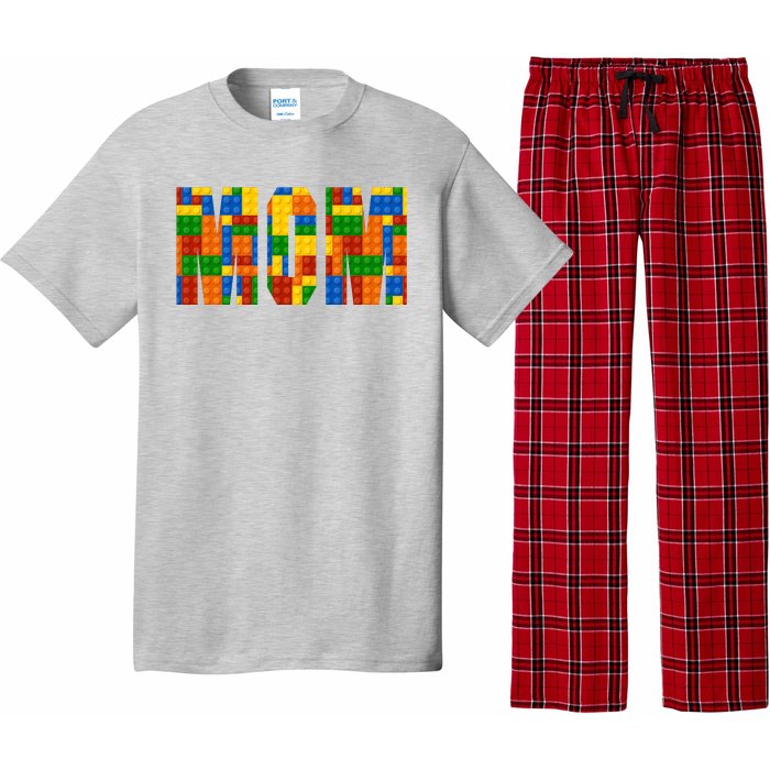 Funny Lego Builder Mom Pajama Set