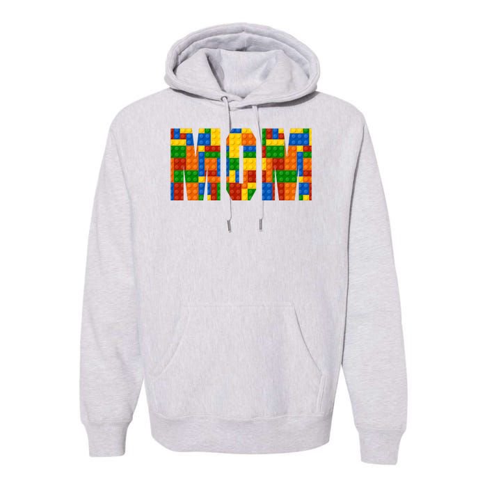 Funny Lego Builder Mom Premium Hoodie