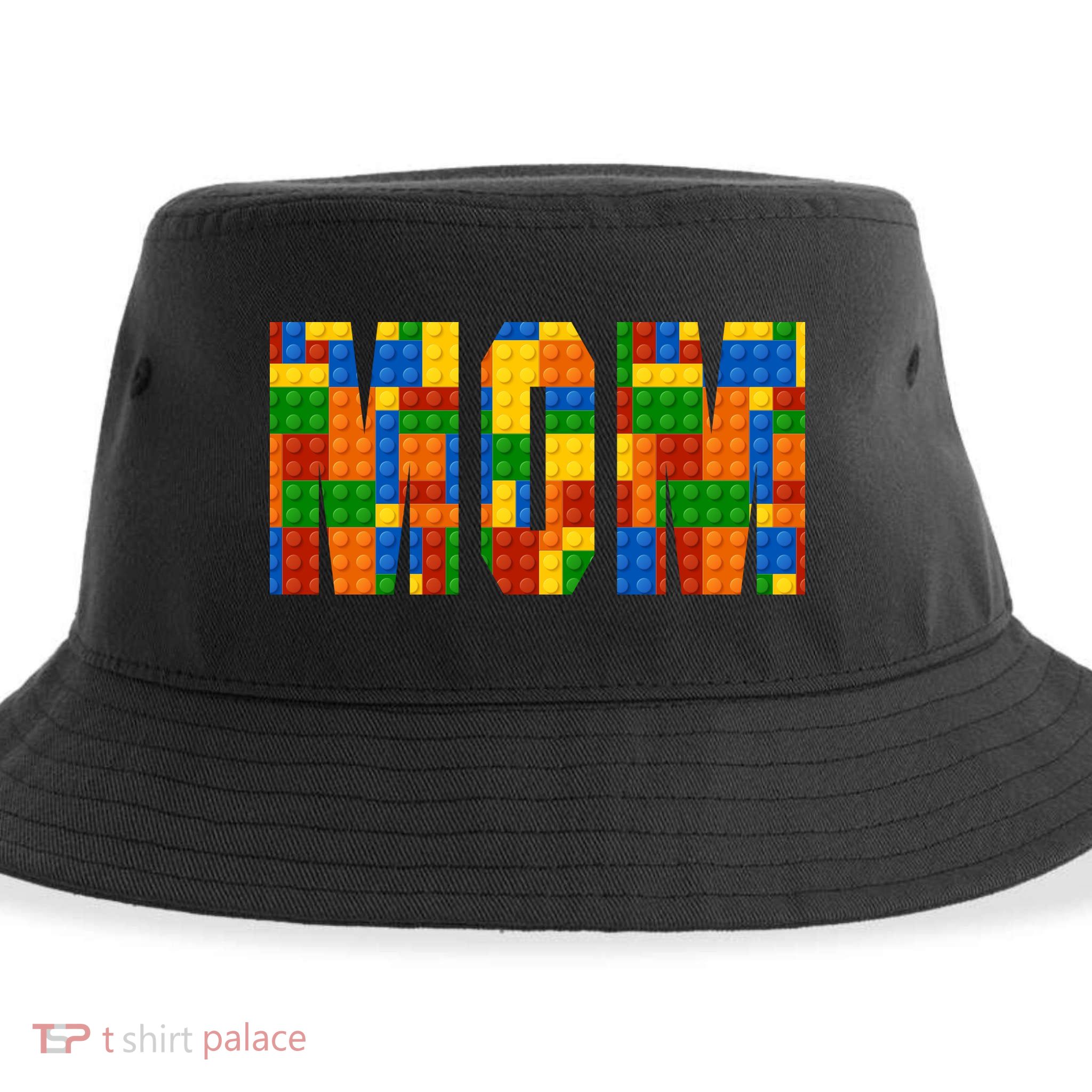 Funny Lego Builder Mom Sustainable Bucket Hat