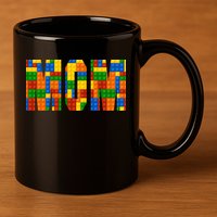 Funny Lego Builder Mom 11oz C Handle Ceramic Mug