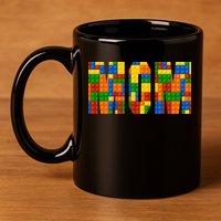 Funny Lego Builder Mom 11oz C Handle Ceramic Mug