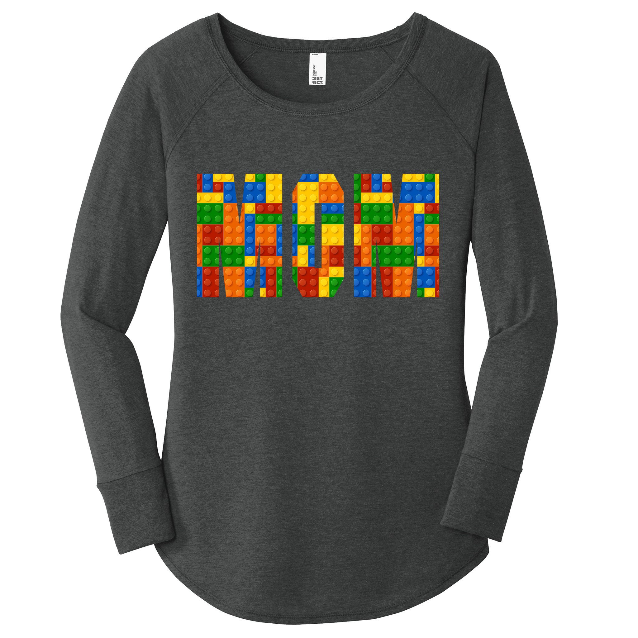 Funny Lego Builder Mom Women's Perfect Tri Tunic Long Sleeve Shirt