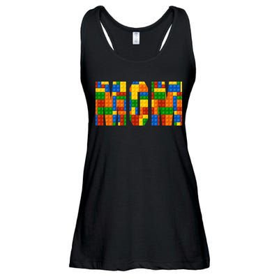Funny Lego Builder Mom Ladies Essential Flowy Tank