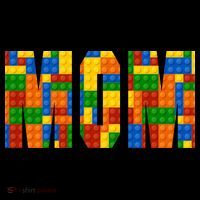 Funny Lego Builder Mom Flatbill Hat