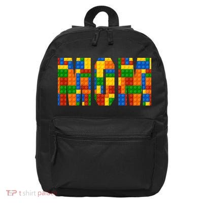 Funny Lego Builder Mom 16 in Basic Backpack
