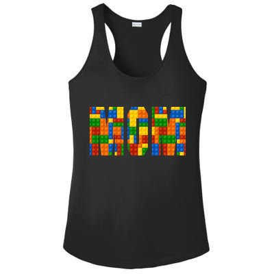Funny Lego Builder Mom Ladies PosiCharge Competitor Racerback Tank