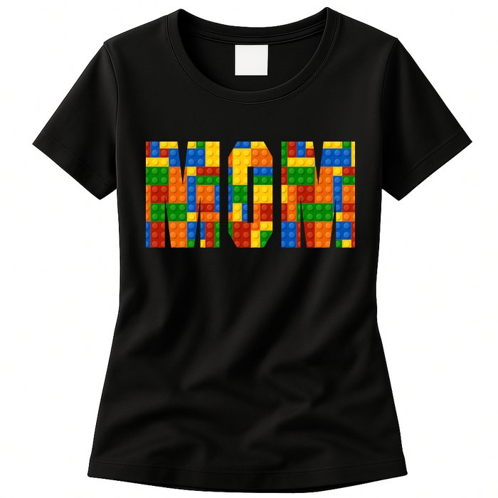 Funny Lego Builder Mom Womens T-Shirt