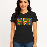 Funny Lego Builder Mom Womens T-Shirt