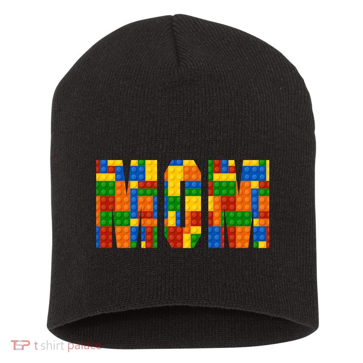 Funny Lego Builder Mom Short Acrylic Beanie