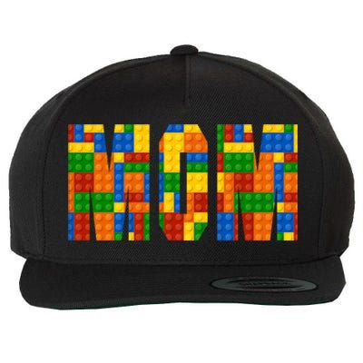 Funny Lego Builder Mom Wool Snapback Cap