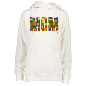 Funny Lego Builder Mom Womens Funnel Neck Pullover Hood