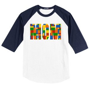 Funny Lego Builder Mom Baseball Sleeve Shirt