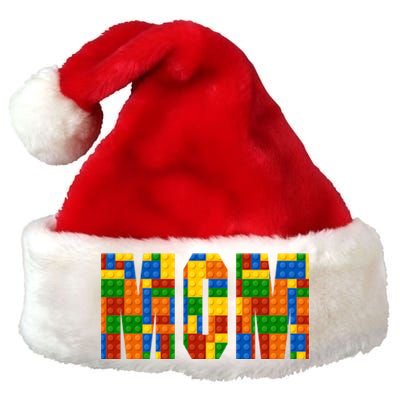 Funny Lego Builder Mom Premium Christmas Santa Hat