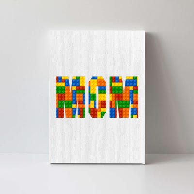 Funny Lego Builder Mom Canvas