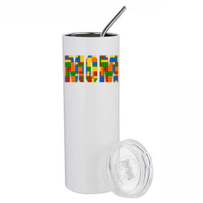 Funny Lego Builder Mom Stainless Steel Tumbler